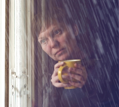 Bild Frau am Fenster