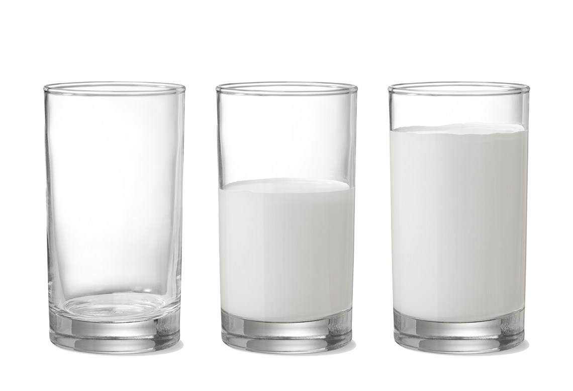 Milchgläser